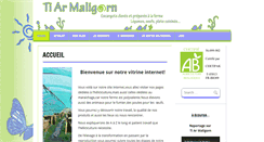 Desktop Screenshot of escargotsbio-tiarmaligorn.com
